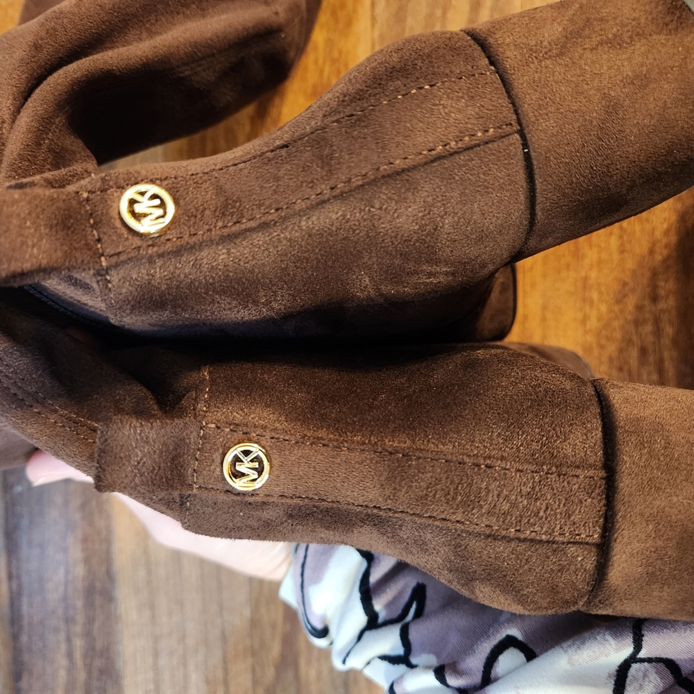 Michael Kors Dark Brown Knee Boots - Picture 3 of 5